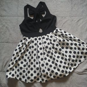 NWT Polka Dot Full Skirt Dress